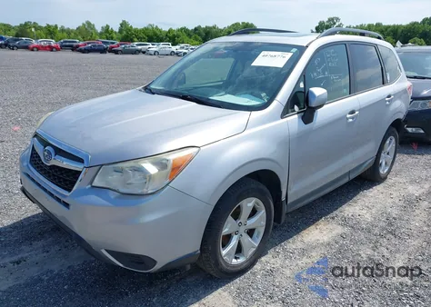 2014 Subaru Forester 2.5I Premium from USA, damaged, VIN JF2SJAEC9EH415519